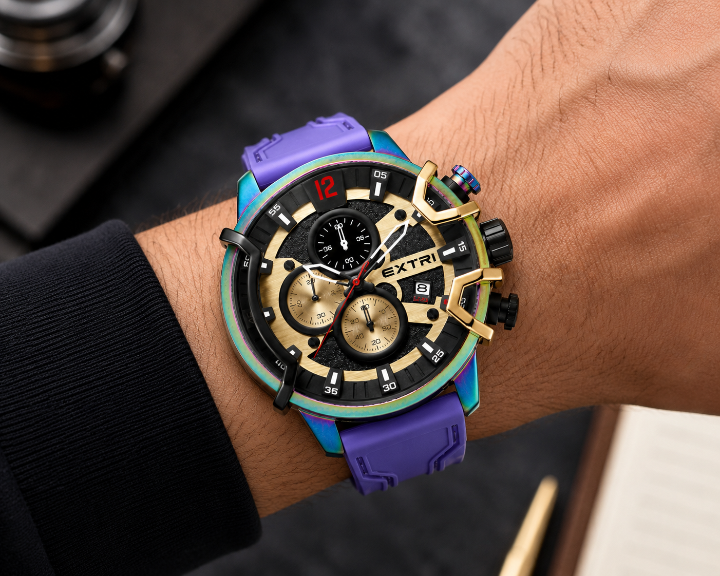 EXTRI X6054 | Men's Luxury Sports Watch - ساعة رجالية رياضية فاخرة