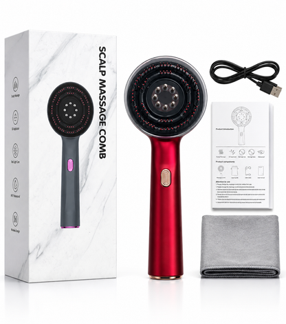 Smart Electric Scalp Massager & Hair Oil Applicator | Waterproof