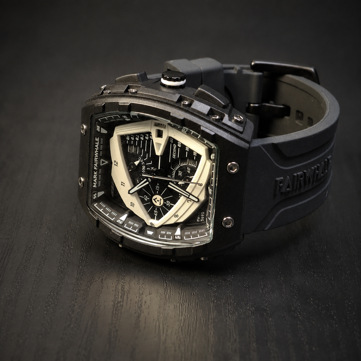 Mark Fairwhale FW-5690 Luxury Sport Watch – 1 Year Warranty | ساعة مارك فيرويل الرياضية – ضمان سنة كاملة