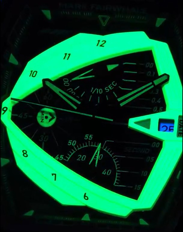 Mark Fairwhale FW-5690 Premium Sports Watch – Black Edition | ساعة مارك فيرويل الرياضية الفاخرة – الإصدار الأسود