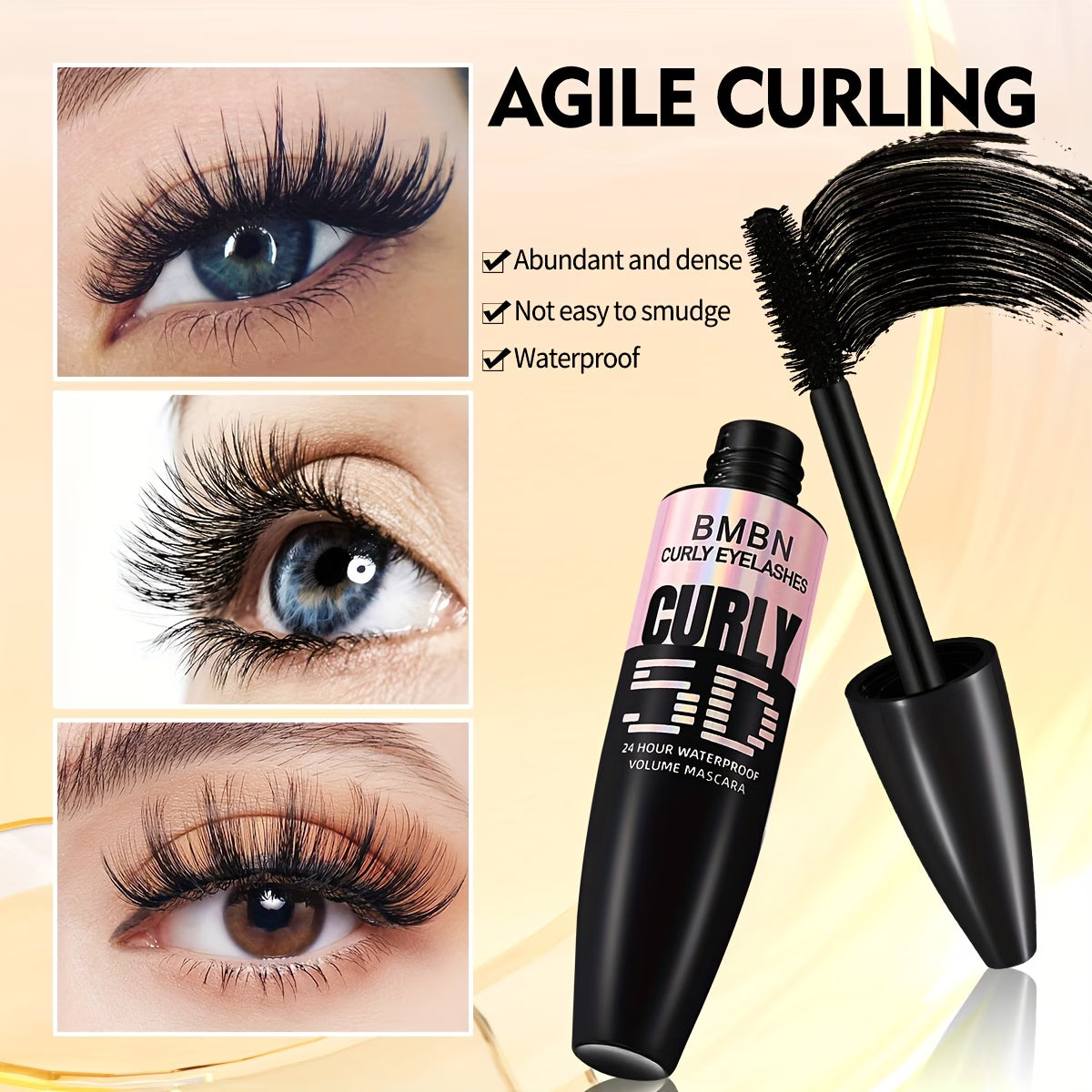 BMBN Curly 5D Mascara – Long, Thick & Curled Lashes | ماسكارا للرموش الكثيفة والطويلة