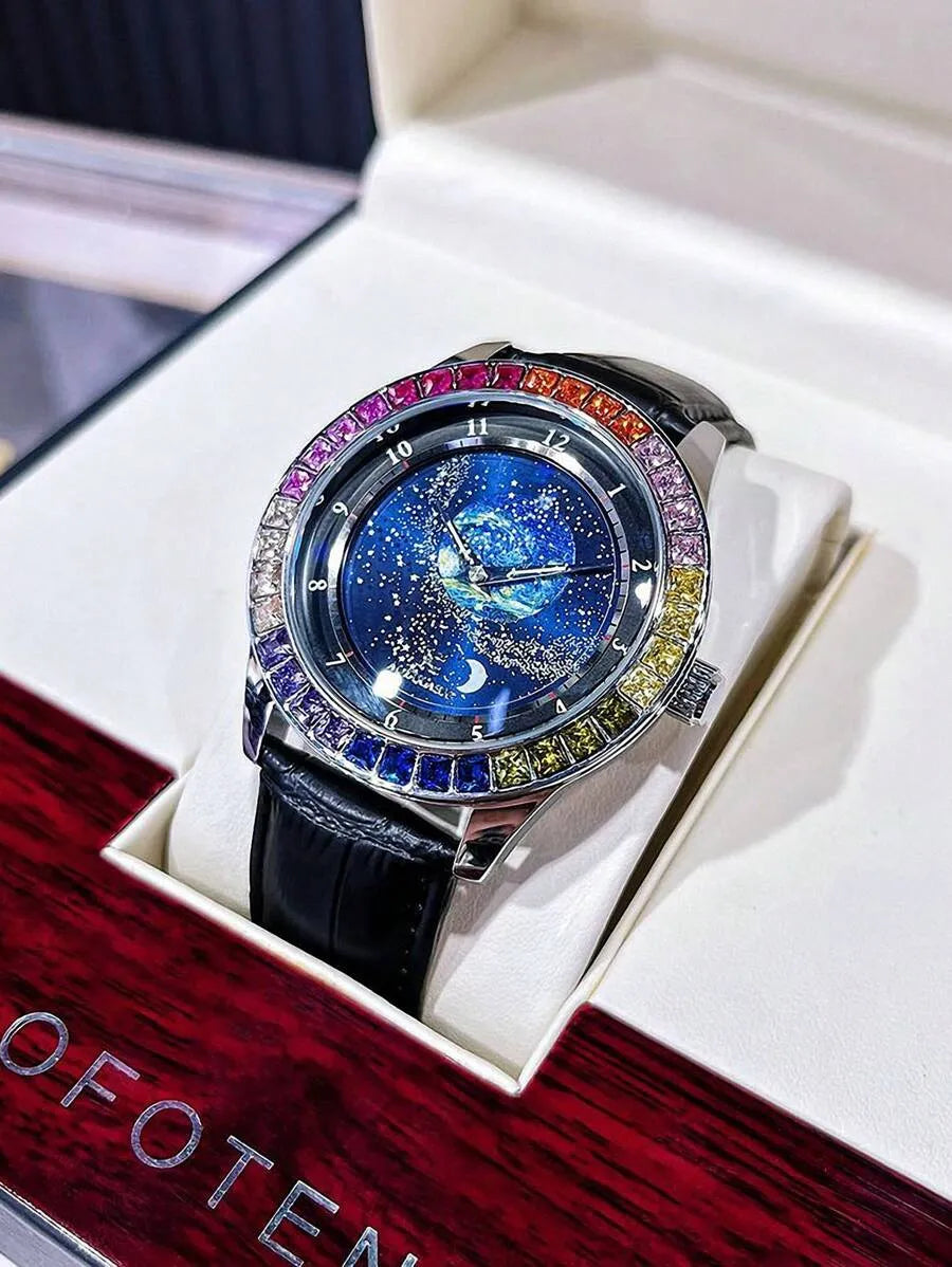 AOKULASIC Rainbow Automatic Mechanical Watch | ساعة رجالية فاخرة | 🚚 توصيل مجاني | 💳 الدفع عند الاستلام