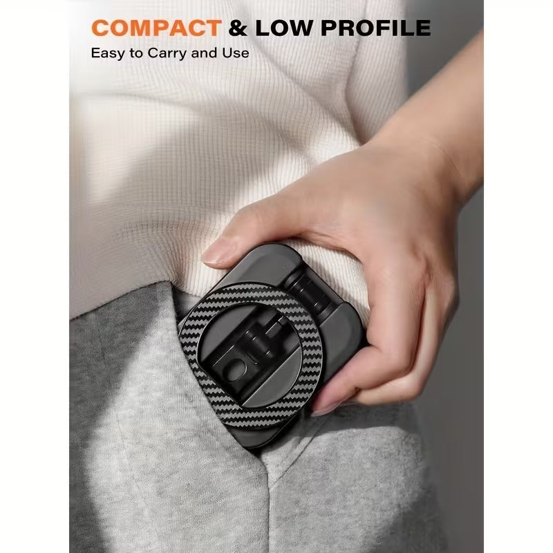 Portable Magnetic Phone Holder | حامل هاتف مغناطيسي محمول – Travel-Friendly Desktop Stand