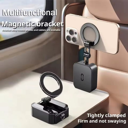 Portable Magnetic Phone Holder | حامل هاتف مغناطيسي محمول – Travel-Friendly Desktop Stand