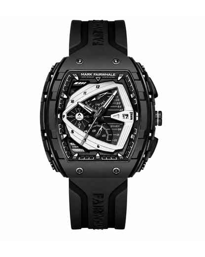 Mark Fairwhale FW-5690 Premium Sports Watch – Black Edition | ساعة مارك فيرويل الرياضية الفاخرة – الإصدار الأسود